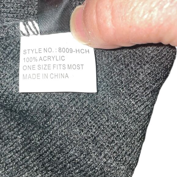 Decky 8009-HCH Jeep Watch Cap Hat Knit Heather Charcoal Gray GI Military Ski - Picture 6 of 11